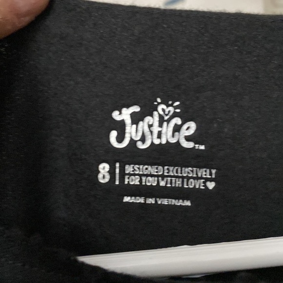 NWT Justice Girls Flippy Sweatshirt 8Y - Picture 4 of 7